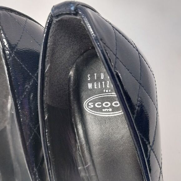 Stuart Weitzman DARK Navy Blue. Leather uppers and leather sole. Size 6 M - Picture 2 of 12